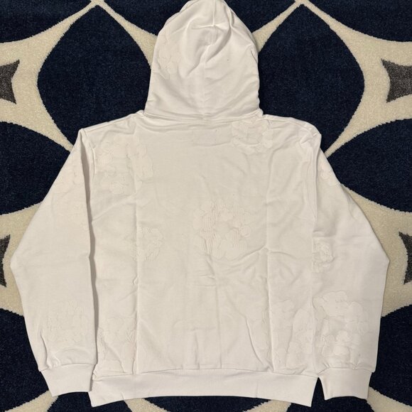 Denim Tears Mono Cotton Wreath Sweatshirt White Mens Size Large - Picture 3 of 3